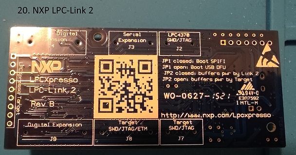 NXP LPC-Link 2 Leiterplatte