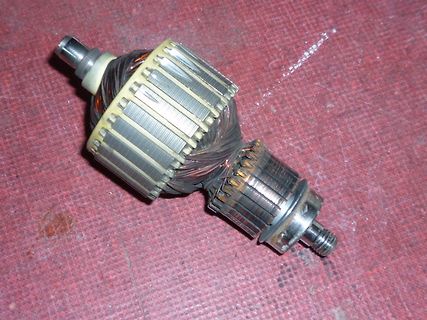 Elektromotor Anker mit Kommutator