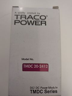 Verpackung eines Traco Power DC/DC Moduls