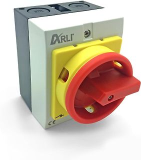 Arli Hauptschalter mit rotem Drehknopf