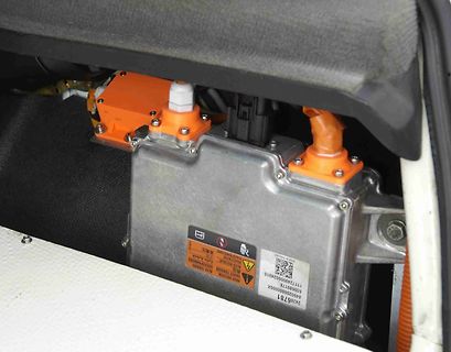 Elektronikmodul mit Warnhinweisen