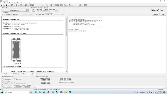 Xgecu Pro Software Interface PIC16F884