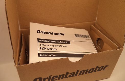 Bedienungsanleitung eines Oriental Motor Schrittmotors