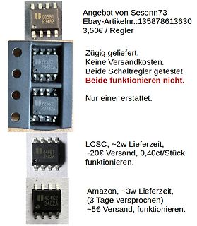 Vergleich von Elektronikbauteilen und Kaufoptionen