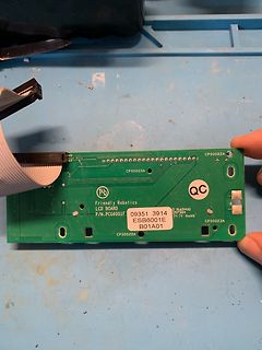 Leiterplatte eines LCD-Boards von Friendly Robotics