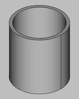 3D-Modell eines Zylinders