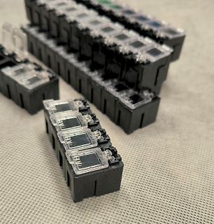Reihe von mechanischen Tastenschaltern