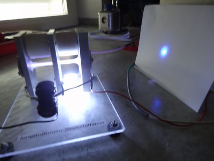 Aufbau eines longitudinalen Stickstofflasers