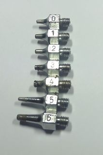 Metallschrauben mit Nummern 0 bis 6
