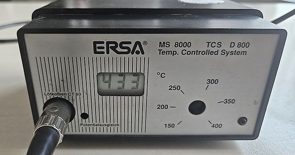 Lötstation Ersa MS 8000 mit Temperaturanzeige