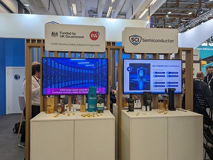 Messestand der CHERI Memory Safety Adoption Programme