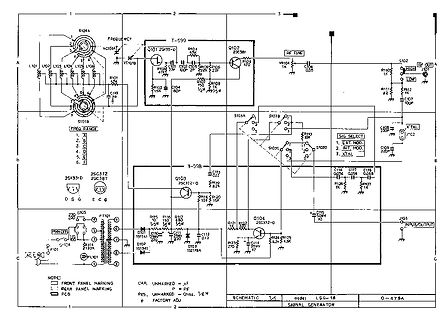 Schaltplan eines Signalgenerators