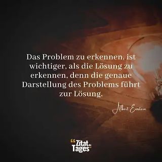 Zitatenbild mit Text von Albert Einstein
