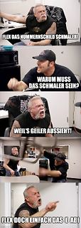 Meme mit Jackass-Mitgliedlerin/Mitglied