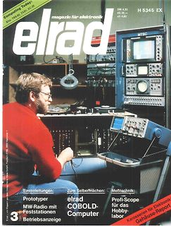 Cover des Magazins elrad mit Techniker und Messgeräten
