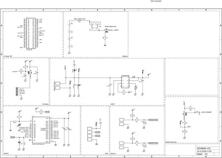 Schaltplan ESP32 mit SD-Karte und Spannungsregler