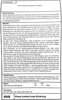 Textbeschreibung einer Phase-Locked-Loop-Schaltung