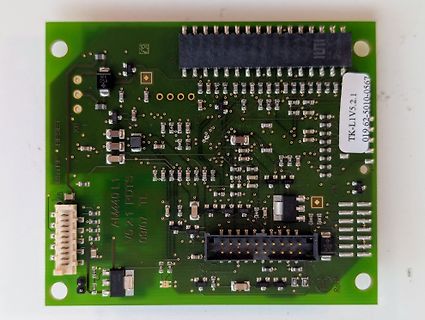 Leiterplatte mit Mikrocontroller und SMD-Bauteilen