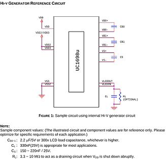 Schaltplan eines Hi-V Generators mit UC1698u
