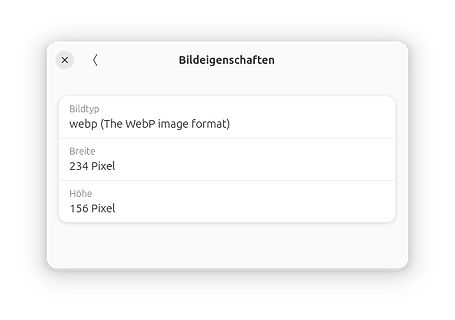 Fenster mit Bildeigenschaften