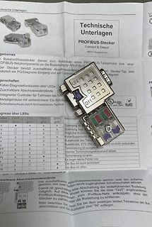 Datenblatt eines PROFIBUS-Steckers