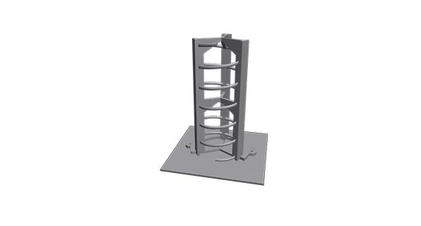 3D-CAD-Modell eines mechanischen Bauteils