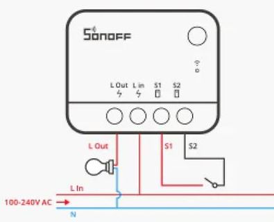 Schaltplan eines Sonoff-Smart-Home-Moduls