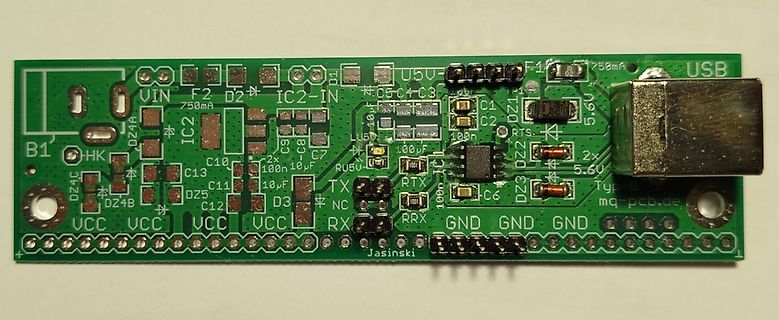 USB-zu-Seriell Adapter Leiterplatte