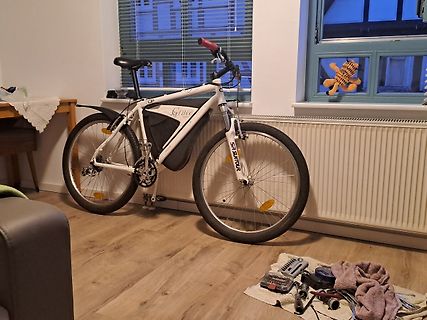 Fahrrad in einem Zimmer