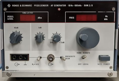 Rohde & Schwarz AF Generator Pegelsender