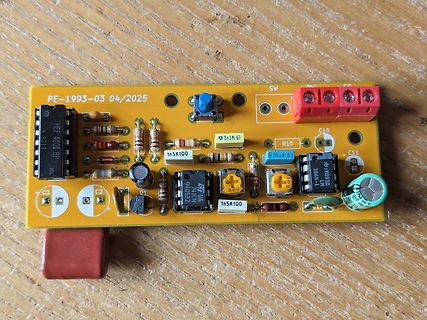 Leiterplatte mit elektronischen Bauteilen