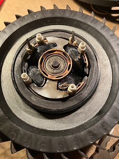 Innenansicht eines Elektromotors