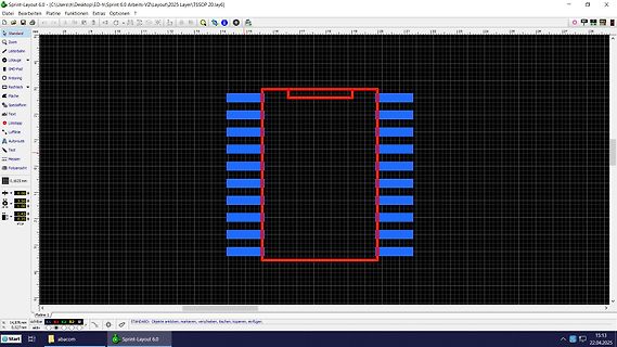 PCB-Layout Entwurf in Sprint-Layout 6.0
