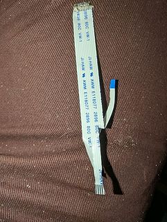 Flachbandkabel mit Typenbezeichnung