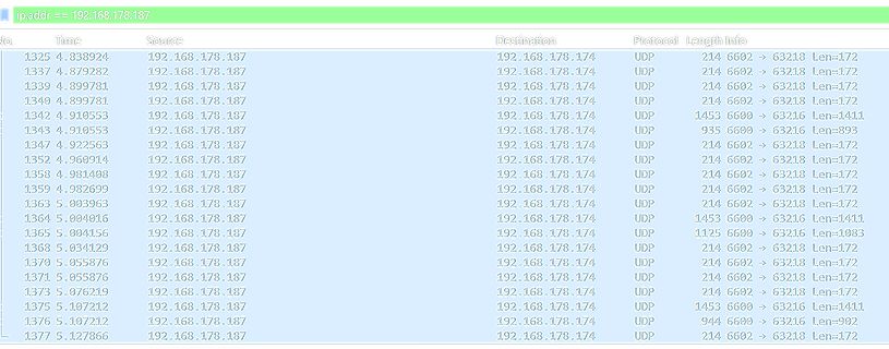 Wireshark Netzwerkverkehr Analyse