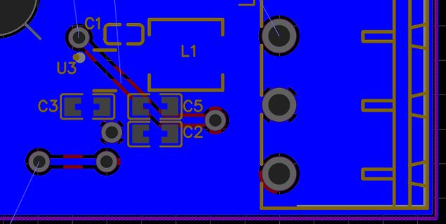 Ausschnitt eines PCB-Layouts