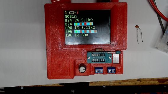 Digitales Widerstands-Messgerät mit Display