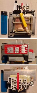 Transformator mit Typenschild
