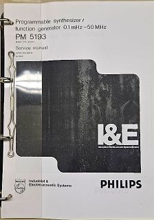 Service manual Philips PM 5193