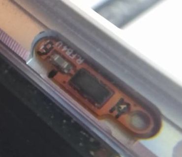 Detail einer flexiblen Leiterplatte