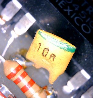 Makroaufnahme von elektronischen Bauteilen