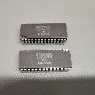 Zwei Intersil ICM7218DIP integrierte Schaltkreise
