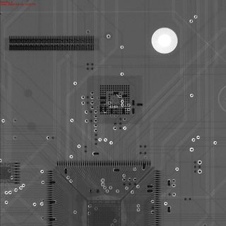 CAD-Ansicht eines Leiterplatten-Layouts