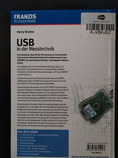 Buchcover Franzis PC & Elektronik USB in der Messtechnik