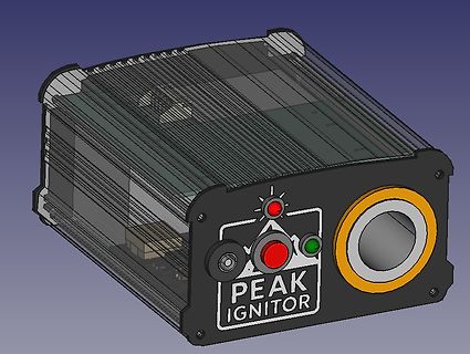 3D-Modell eines Peak Ignitor Gehäuses