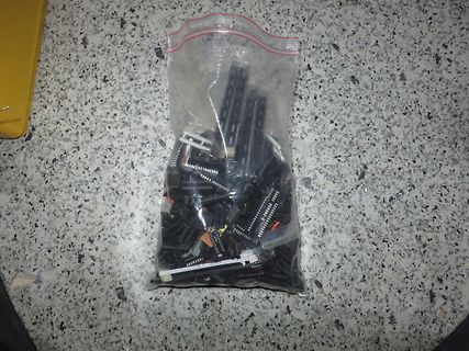 Beutel mit Steckverbindern