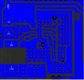 PCB-Layout einer Leiterplatte