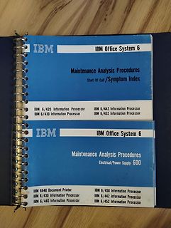 Zwei IBM Office System 6 Handbücher