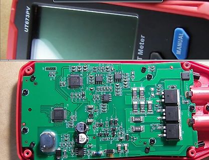 Multimeter Gehäuse und Leiterplatte
