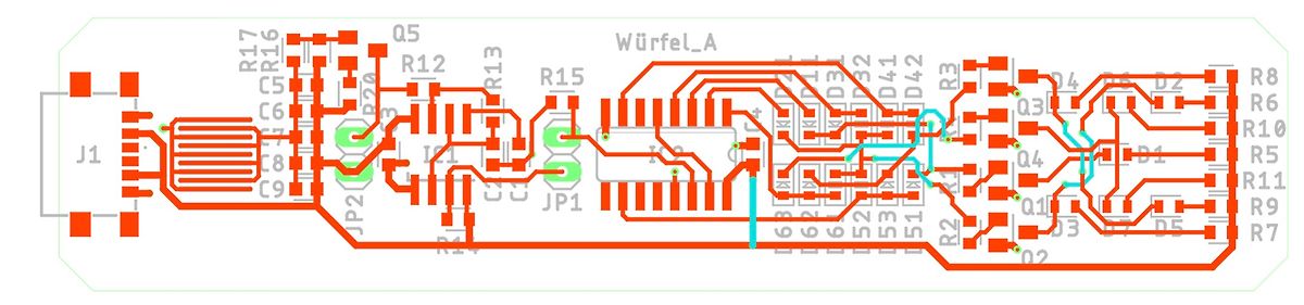 PCB-Layout einer Leiterplatte